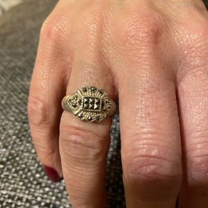 SOLD Solid 925 vintage ring. Size 8.